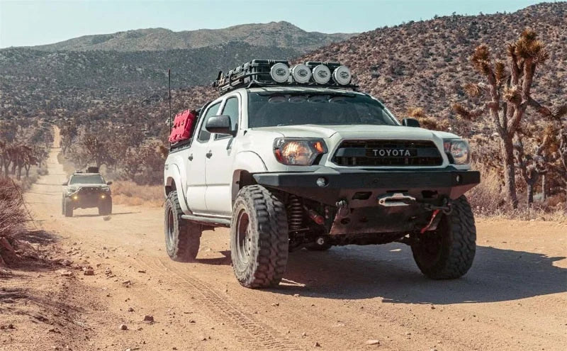 MagnaFlow Stainless Overland Cat-Back Exhaust 05-15 Toyota Tacoma V6 4.0L - Installation View