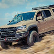 Load image into Gallery viewer, MagnaFlow Stainless Overland Cat-Back Exhaust 15-21 Chevy Colorado/ 15-21 GMC Canyon - Installation View