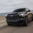Load image into Gallery viewer, MagnaFlow 22+ Toyota Tundra Street Series 3in Single Straight Driver Side Rear Cat-Back Exhaust - Back View