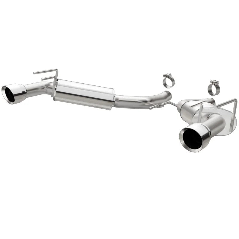 MagnaFlow Street Series Axle Back 14-15 Chevy Camaro 6.2L V8 SS Polished Dual Split Rear Exit - Main Product View