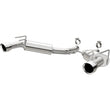 Load image into Gallery viewer, MagnaFlow Street Series Axle Back 14-15 Chevy Camaro 6.2L V8 SS Polished Dual Split Rear Exit - Side View