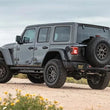 Load image into Gallery viewer, MagnaFlow 21-22 Jeep Wrangler V8 6.4L Street Series Cat-Back Exhaust w/ Black Tips - Side View