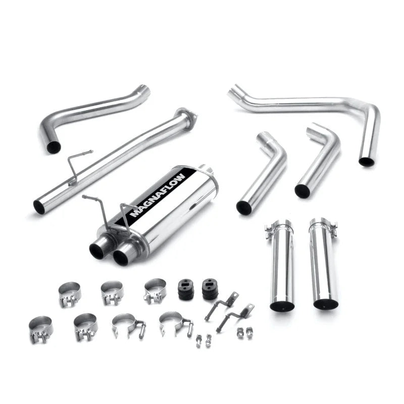 MagnaFlow Sys C/B 00-03 GM S10 4.3L V6 Ec/Sb - Side View