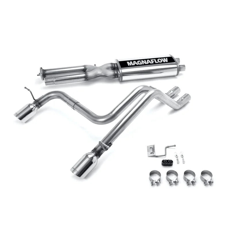 MagnaFlow Sys C/B 03-06 Hummer H2 split rear - Side View