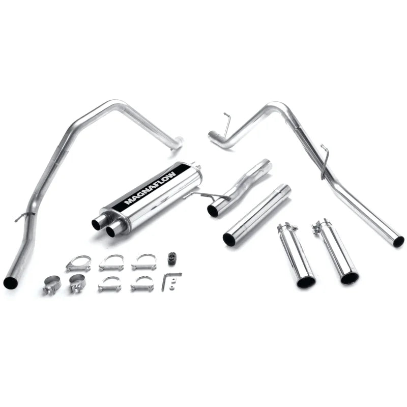MagnaFlow Sys C/B 03 Dodge Ram Hemi 1500 Dual - Side View