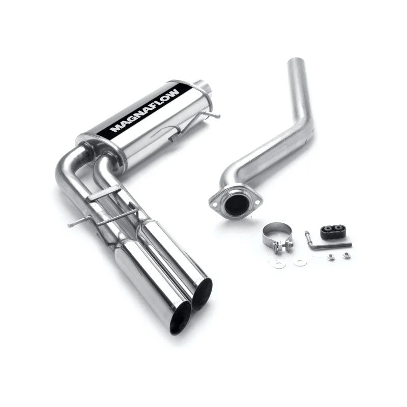 MagnaFlow Sys C/B 03- GM Silv 1500 EC/SB Sid - Side View