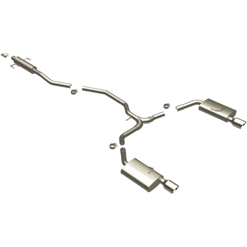 MagnaFlow Sys CB 06- Ford Fusion 3.0L V6 - Side View
