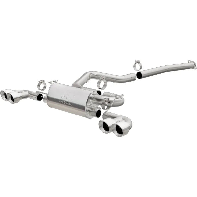 MagnaFlow Sys C/B 08 Su Impreza STi 2.5 Turbo - Side View
