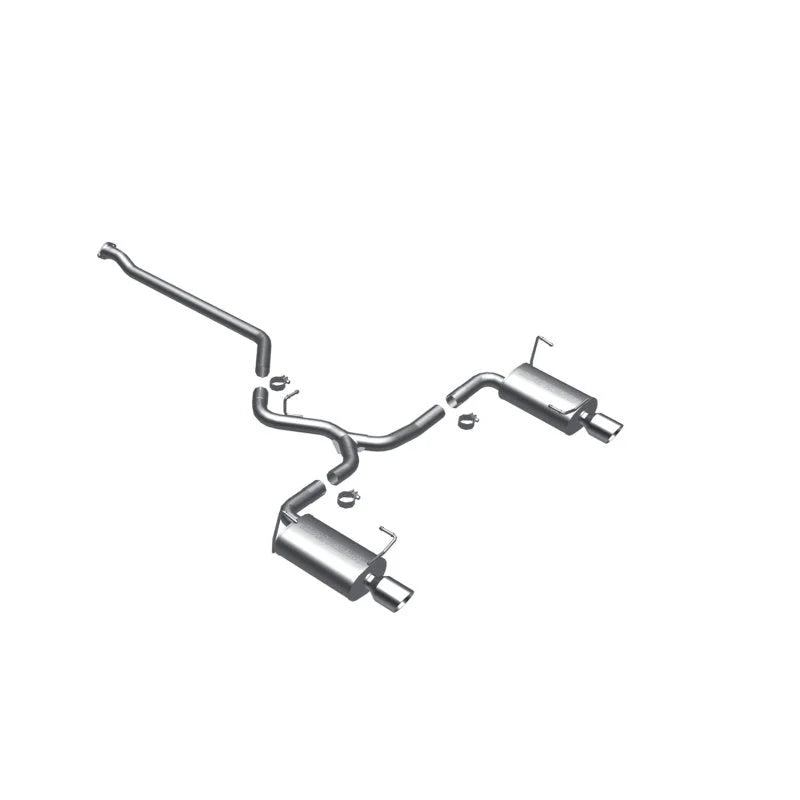 MagnaFlow Sys C/B 08 Subaru WRX 2.5L sedan - Side View