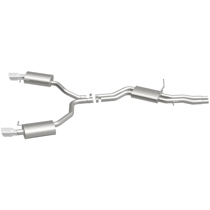 MagnaFlow Sys C/B 12-15 Audi A6 / A7 3.0L V6 SS 2.5in Dual Split Rear Ext 4in Tips - Additional View 5