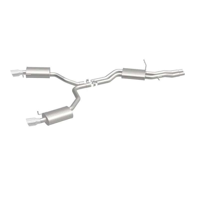 MagnaFlow Sys C/B 12-15 Audi A6 / A7 3.0L V6 SS 2.5in Dual Split Rear Ext 4in Tips - Additional View 6