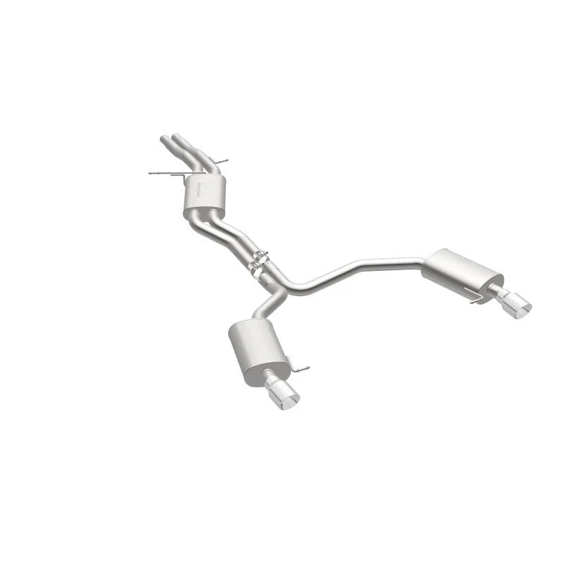 MagnaFlow Sys C/B 12-15 Audi A6 / A7 3.0L V6 SS 2.5in Dual Split Rear Ext 4in Tips - Additional View 7