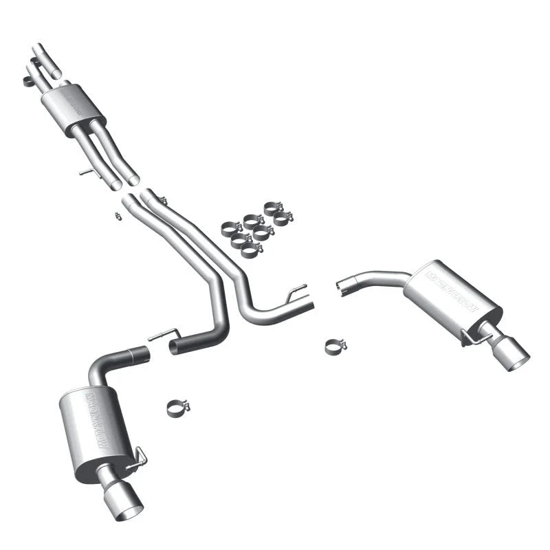 MagnaFlow Sys C/B 2010 Ford Flex 3.5L AWD - Side View