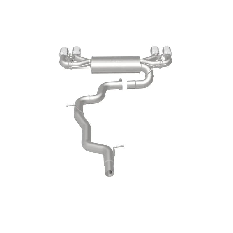 MagnaFlow Sys C/B 2015-2017 Volkswagen Golf R 3in Polished SS Quad Tip Split Rear Exit - Additional View 9