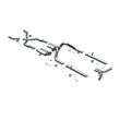 Load image into Gallery viewer, MagnaFlow Sys C/B 55-57 Chevy Bel Air V8 3inch - Side View