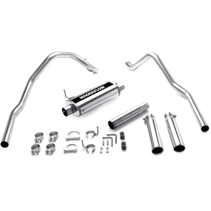 MagnaFlow Sys C/B 97-99 Dodge Dakota Duals Ec - Side View