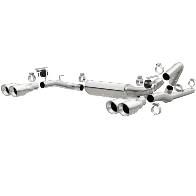 MagnaFlow Sys C/B 98-02 GM F-body Quad tips - Side View