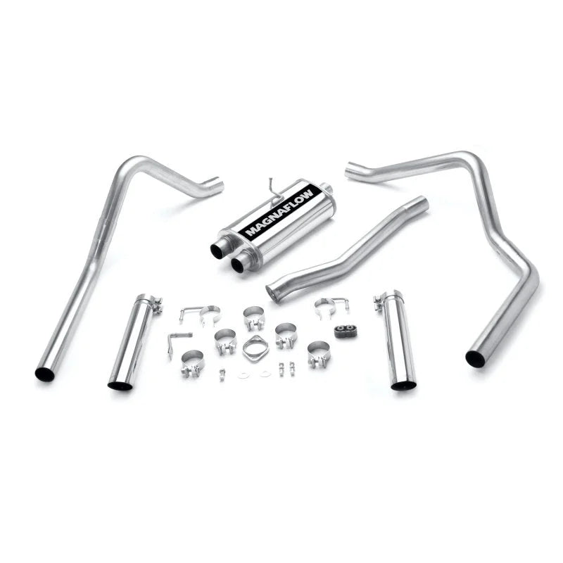 MagnaFlow Sys C/B 98-03 V6 Ford Ranger Dual S - Side View