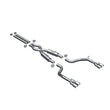 Load image into Gallery viewer, MagnaFlow Sys C/B Challenger SRT 6.1 quad tip - Side View