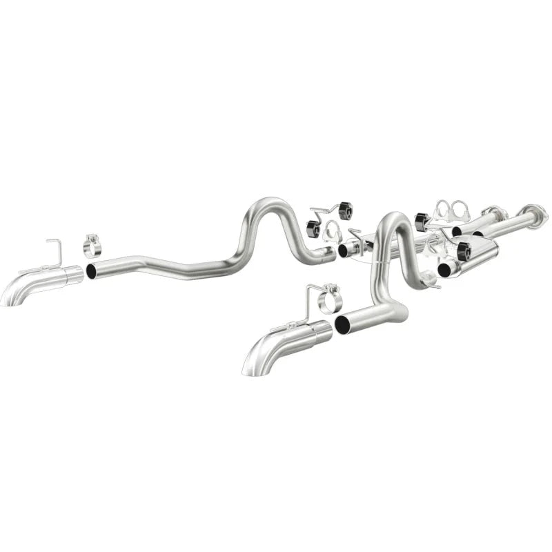 MagnaFlow Sys C/B Ford Mustang Gt 5.0L 87-93 - Side View