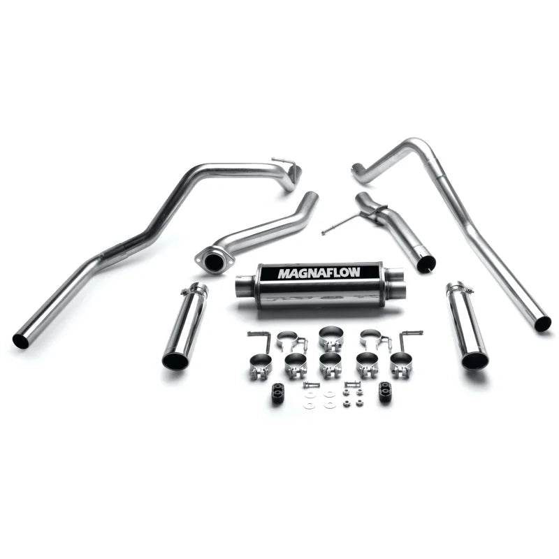 MagnaFlow Sys C/B GM 1500 Ext Cab S/B 4.8L/5. - Side View