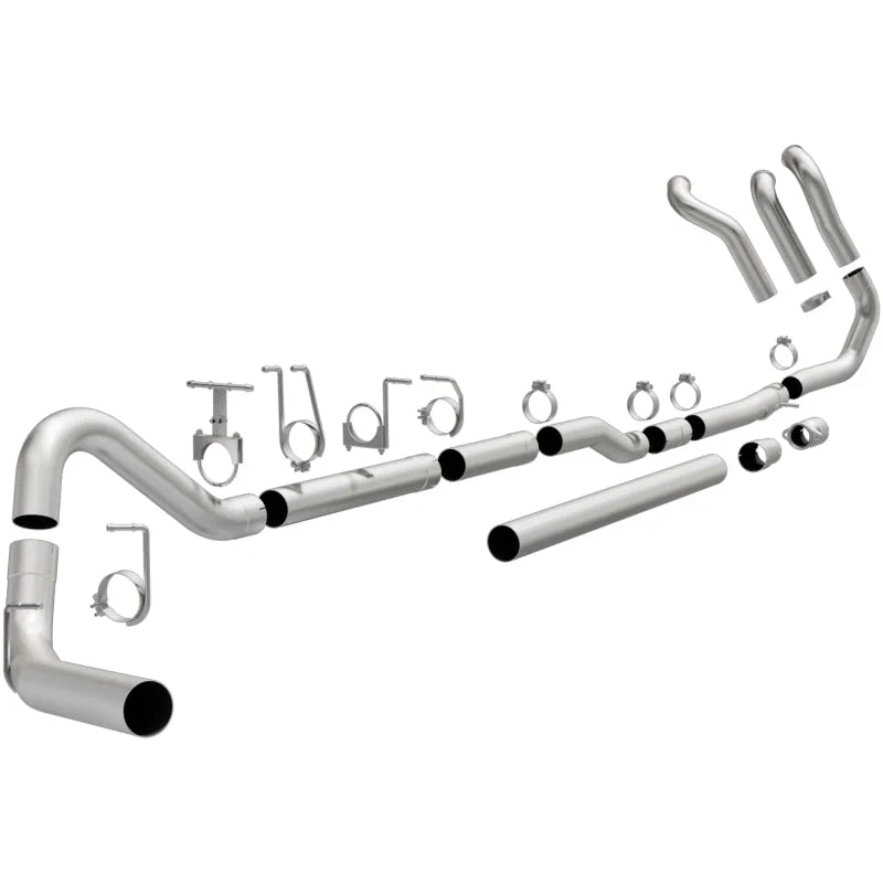 MagnaFlow Sys T/B 99-03 Ford F-250/F-350 Super Duty 7.3L Diesel 4in Single Passenger Side Rear Exit - Main Product View