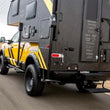 Load image into Gallery viewer, MagnaFlow Sys T/B 99-03 Ford F-250/F-350 Super Duty 7.3L Diesel 4in Single Passenger Side Rear Exit - Back View