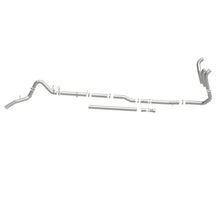 Load image into Gallery viewer, MagnaFlow Sys T/B 99-03 Ford F-250/F-350 Super Duty 7.3L Diesel 4in Single Passenger Side Rear Exit - Installation View