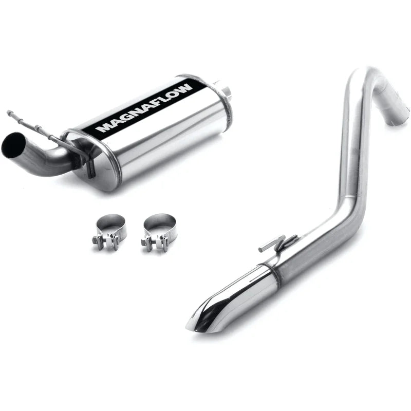 MagnaFlow System C/B 91-95 Jeep Wrangler - Side View