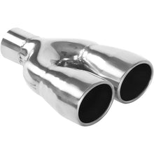 Load image into Gallery viewer, MagnaFlow Tip 1-Pk Dual Oval DW RE 3x3.75x10 - Main Product View