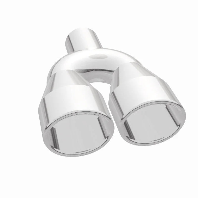 MagnaFlow Tip 1-Pk Dual Oval DW RE 3x3.75x10 - Side View