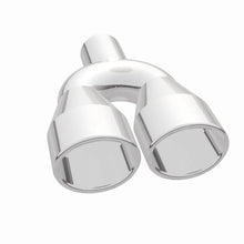 Load image into Gallery viewer, MagnaFlow Tip 1-Pk Dual Oval DW RE 3x3.75x10 - Side View