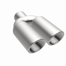Load image into Gallery viewer, MagnaFlow Tip 1-Pk Dual Rnd DW 3x10 2.25ID - Back View
