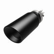Load image into Gallery viewer, MagnaFlow Tip Stainless Black Coated Single Double Round Single Outlet 5in Dia 4in Inlet 13in L - Additional View 12
