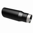 Load image into Gallery viewer, MagnaFlow Tip Stainless Black Coated Single Wall Round Single Outlet 5in Dia 3.5in Inlet 14.5in L - Installation View