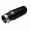 Load image into Gallery viewer, MagnaFlow Tip Stainless Black Coated Single Wall Round Single Outlet 5in Dia 3.5in Inlet 14.5in L - Additional View 16