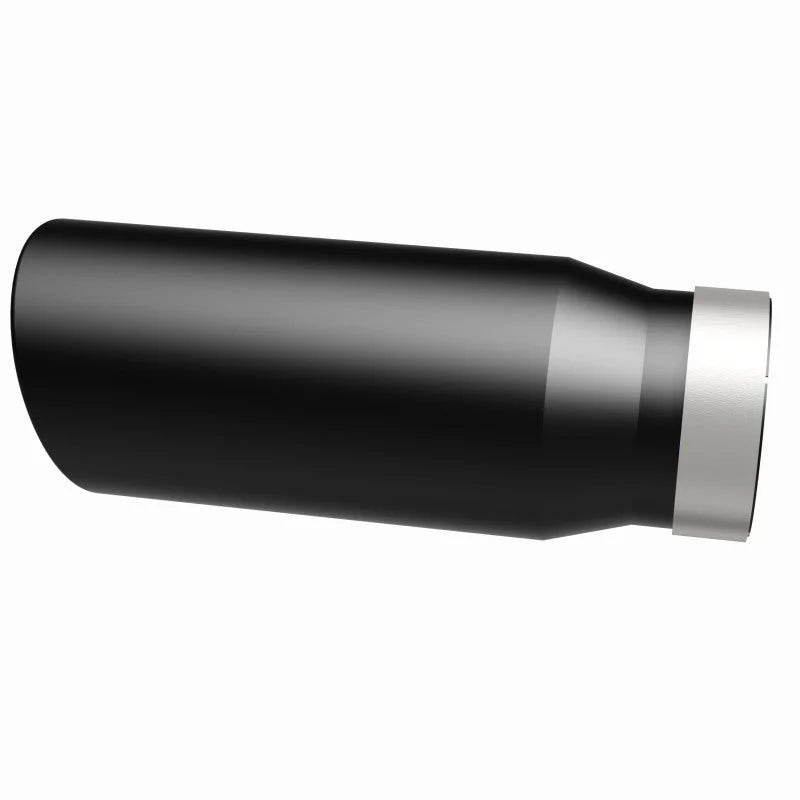 MagnaFlow Tip Stainless Black Coated Single Wall Round Single Outlet 5in Dia 4in Inlet 13in L - Additional View 12