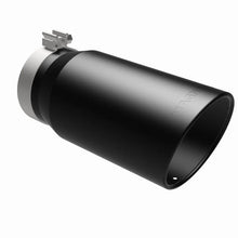 Load image into Gallery viewer, MagnaFlow Tip Stainless Black Coated Single Wall Round Single Outlet 6in Dia 5in Inlet 13in L - Additional View 8