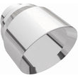 Load image into Gallery viewer, MagnaFlow Tip Stainless Double Wall Round Single Outlet Polished 4.5in DIA 2.5in Inlet 5.75in Length - Additional View 6