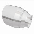 Load image into Gallery viewer, MagnaFlow Tip Stainless Double Wall Round Single Outlet Polished 4.5in DIA 2.5in Inlet 5.75in Length - Additional View 7