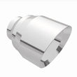 Load image into Gallery viewer, MagnaFlow Tip Stainless Double Wall Round Single Outlet Polished 4.5in DIA 2.5in Inlet 5.75in Length - Additional View 12