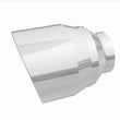 Load image into Gallery viewer, MagnaFlow Tip Stainless Double Wall Round Single Outlet Polished 4.5in DIA 2.5in Inlet 5.75in Length - Additional View 14