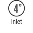 Load image into Gallery viewer, MagnaFlow Tip Stainless Double Wall Round Single Outlet Polished 5in DIA 4in Inlet 13in Length - Additional View 10