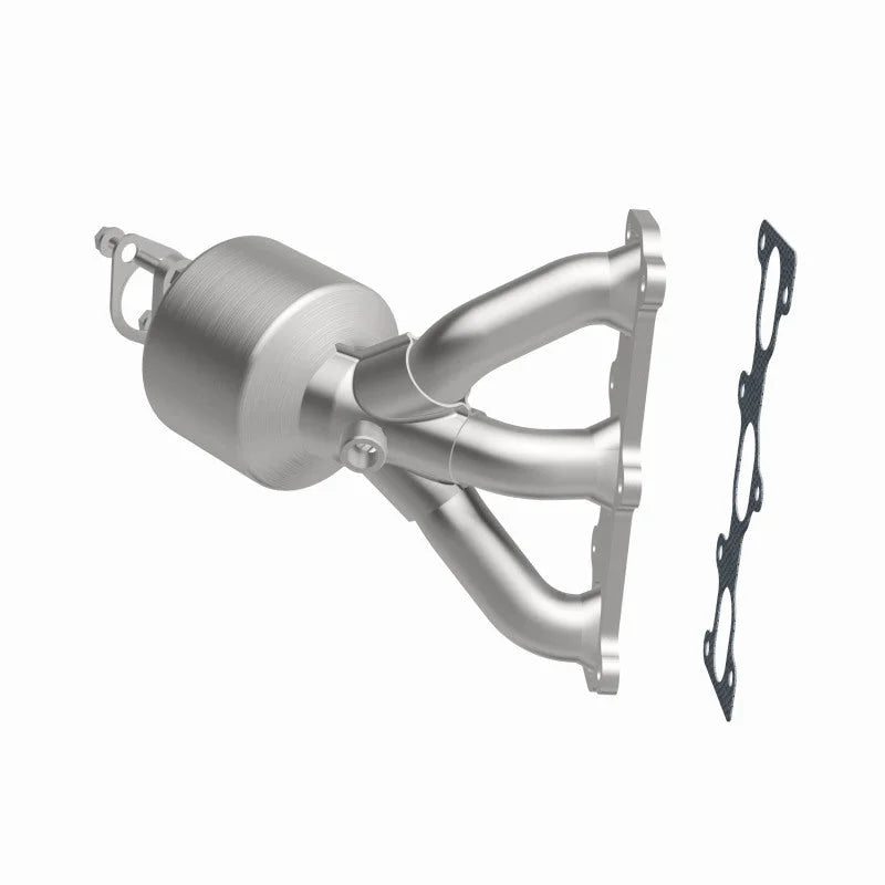MagnaFlow Uni Catalytic Con DF 05-09 Hyundai Tucson  2.7 L P/S Manifold /05-07 Kia Truck - Back View