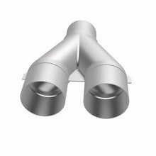 Load image into Gallery viewer, MagnaFlow Universal Trans Y-Pipe All SS 4inch (Dual) 3.5inch (Single) x 13inch (Overall) - Additional View 8