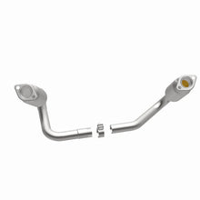 Load image into Gallery viewer, Magnaflow 05-06 Dodge Durango 4.7L Direct Fit Converter - Installation View