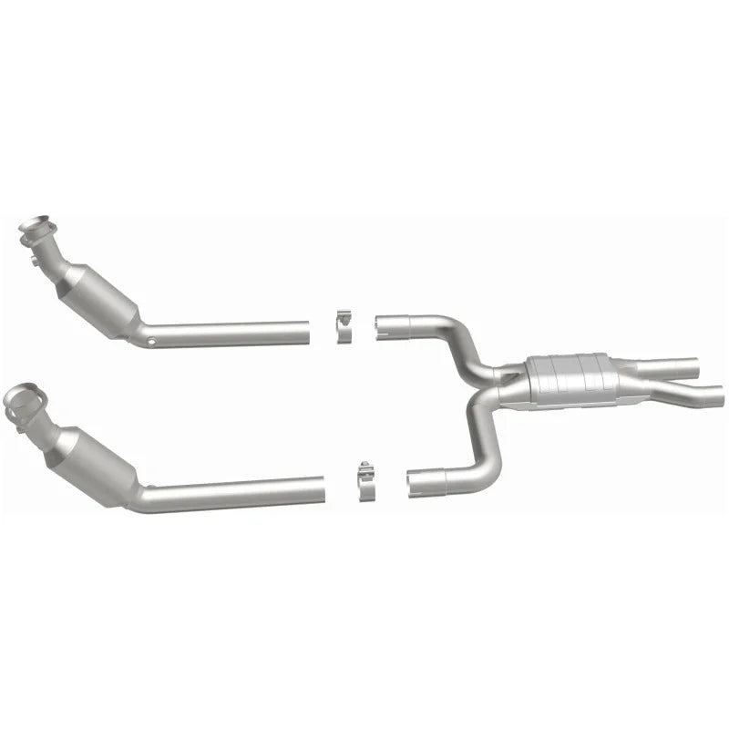 Magnaflow 05-06 Lincoln LS 3.9L Direct Fit Converter - Installation View
