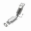 Load image into Gallery viewer, Magnaflow 08-09 Infiniti EX35 3.5L Direct Fit Converter - Back View
