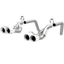 Load image into Gallery viewer, Magnaflow 09-11 Chev Corvette V8 6.2L Comp Series Quad Center Rear Exit SS Cat-Back Perf Exhaust - Side View