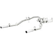Load image into Gallery viewer, Magnaflow 09-13 Dodge Ram 1500 V6 3.6L Dual Spilt Rear Exit Polished Stainless C/B Perf Exhaust - Main Product View